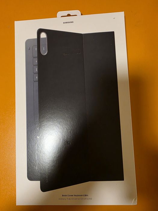 Husa Book Cover Keyboard Slim SAMSUNG Tab S11 Ultra black sigilata