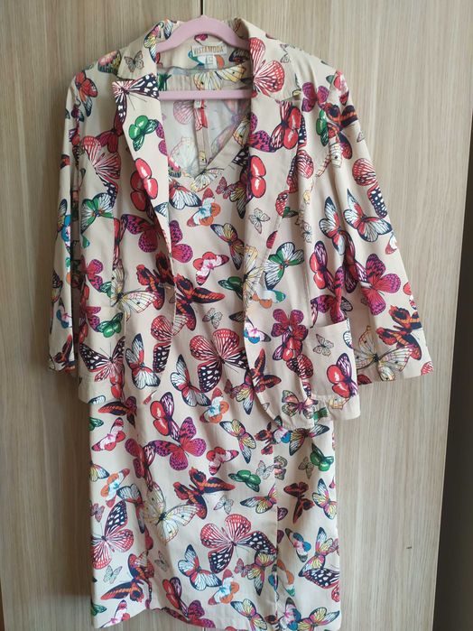 Комплект дамска рокля със сако