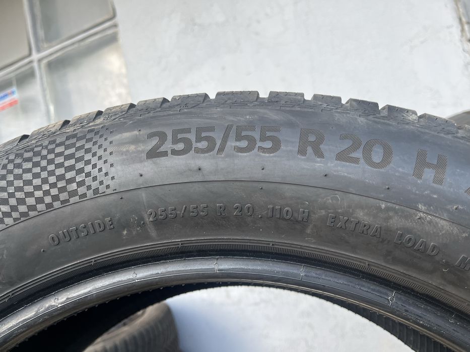 4 бр. зимни гуми 255/55/20 Continental RSC DOT 2319 6 mm