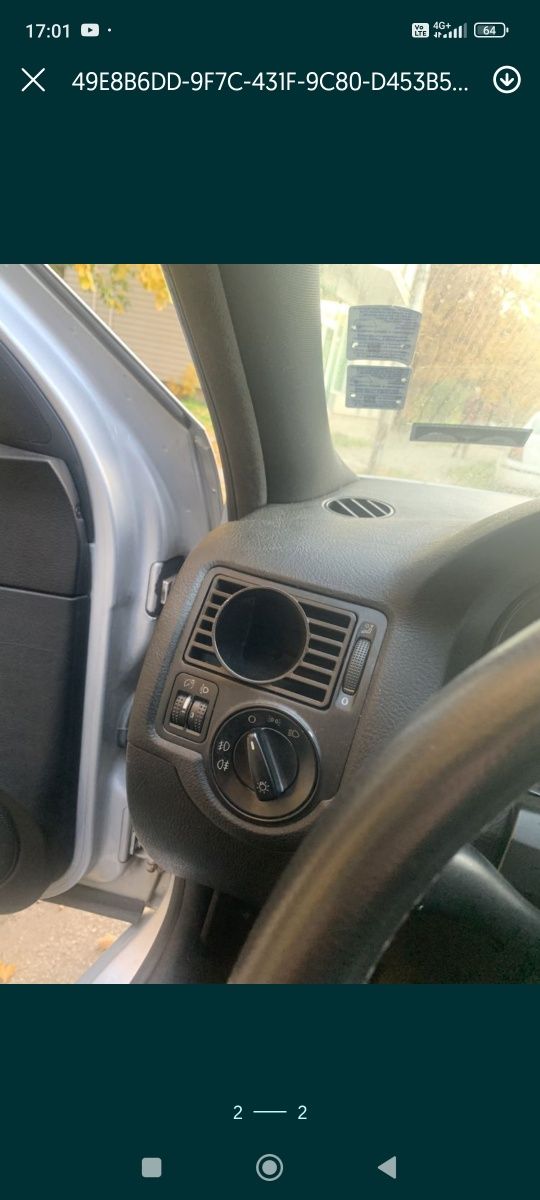 Стойка за boost meter VW golf 4