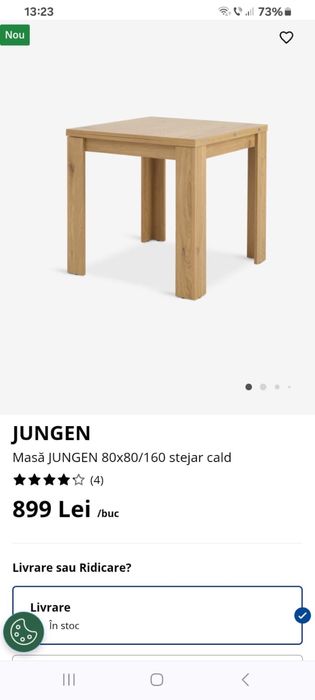 Masa extensibila Jungen