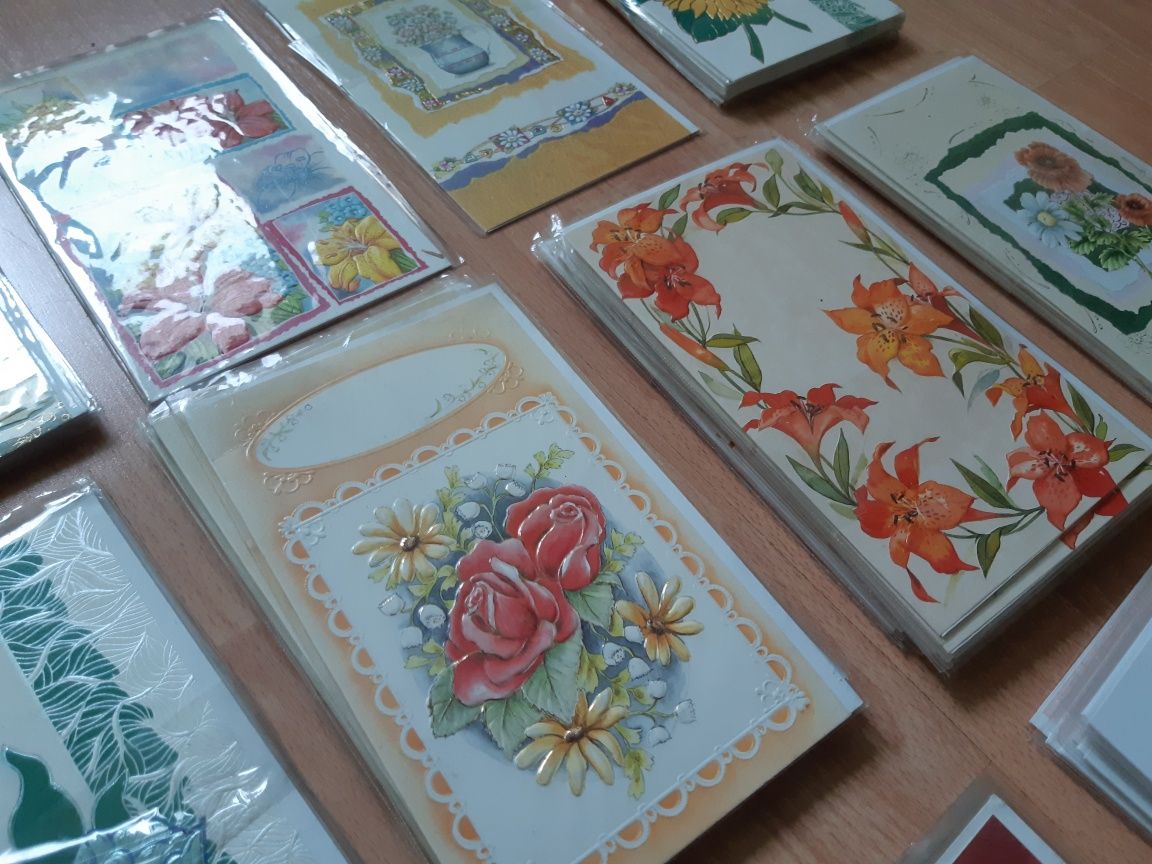 Нови големи картички с цветя
