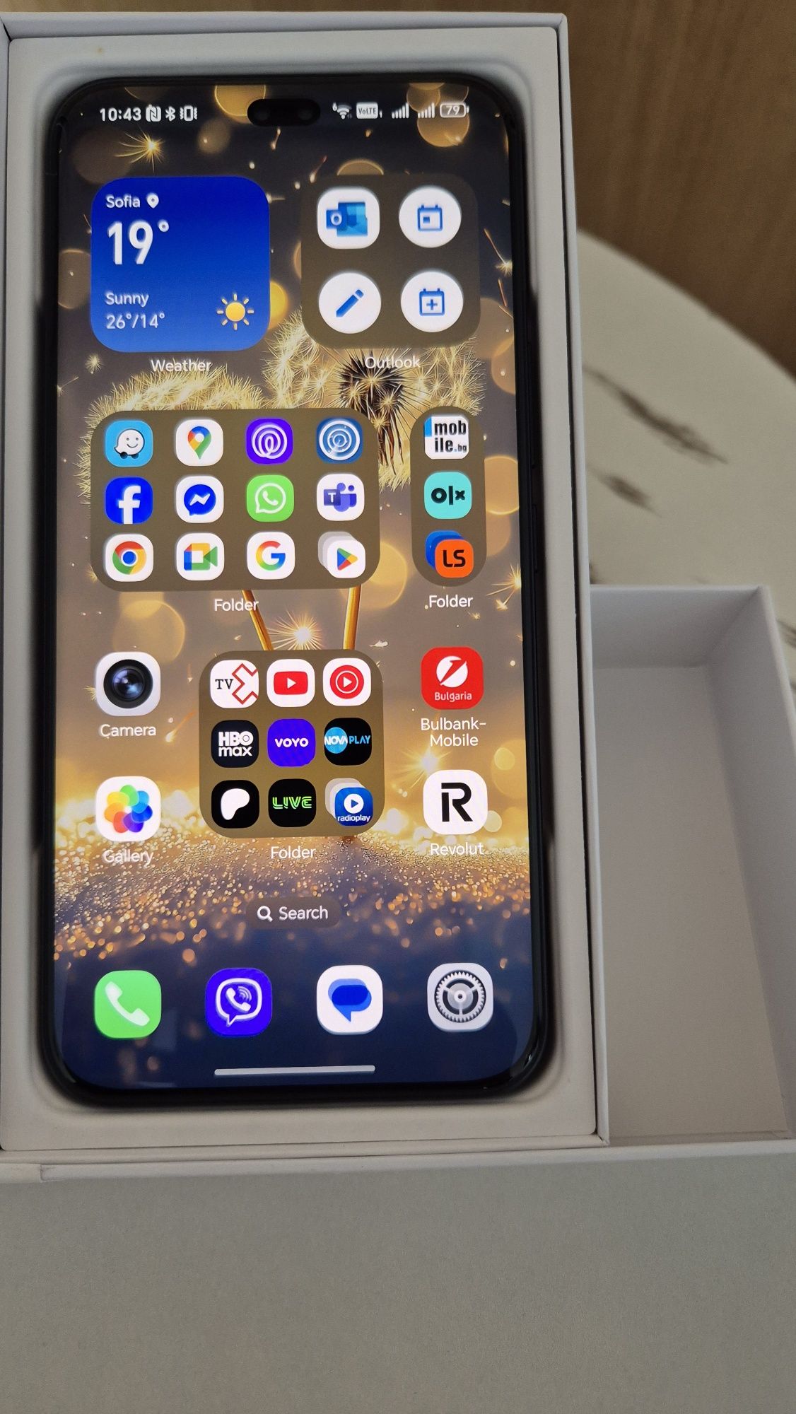 Honor 400 pro закупен на 12.09.2025 (с гаранция)
