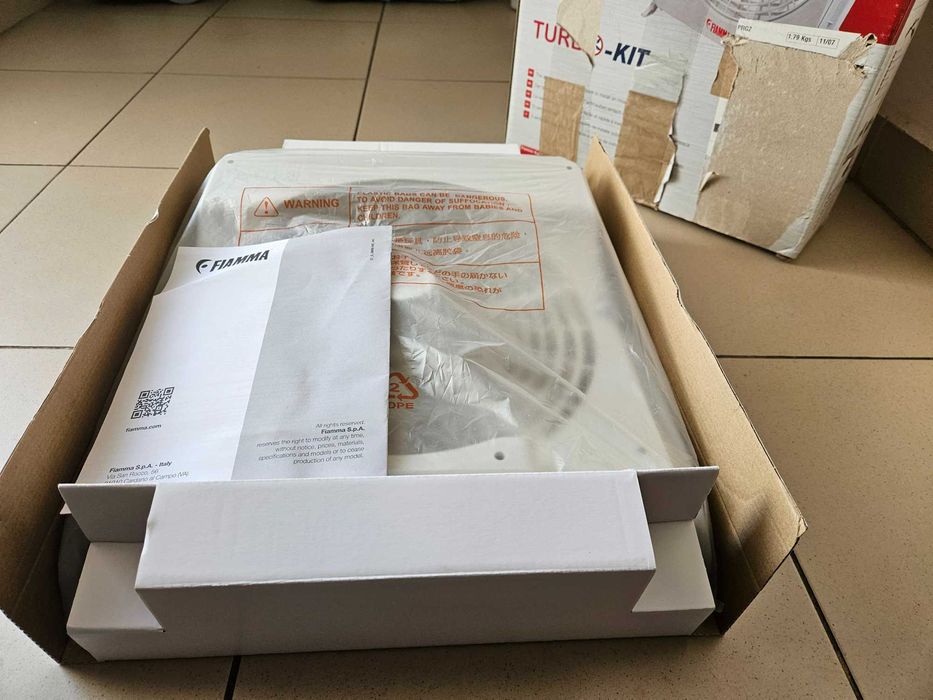 Turbo-Kit trapa ventilator Fiamma rulota 12V