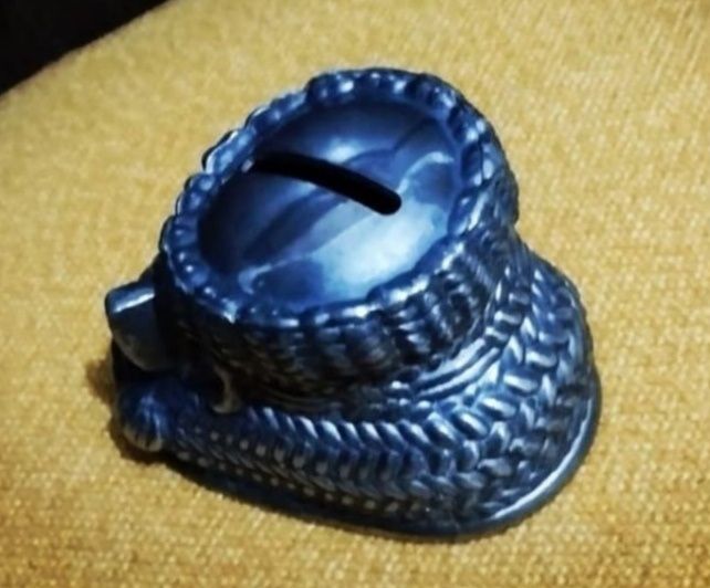 Pușculiță argintată pentru copii