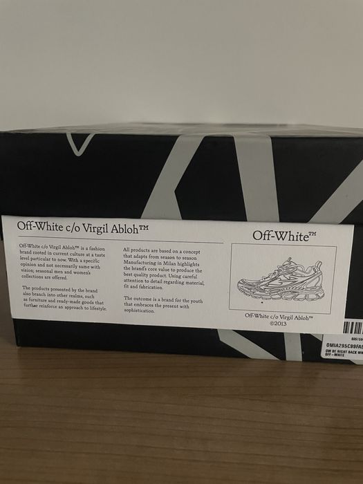 Off white be right back