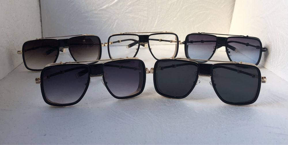 Мъжки слънчеви очила маска правоъгълни с капаци  BR 2130