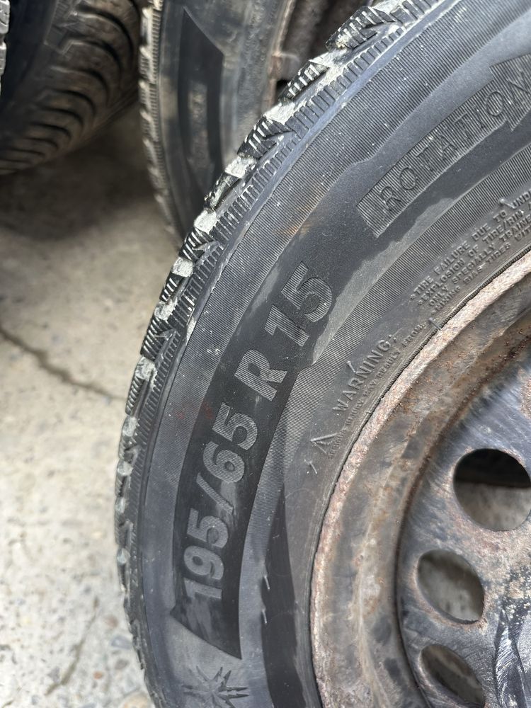 Cauciucuri iarna Michelin Aplin 5, 195/65 R15+capace