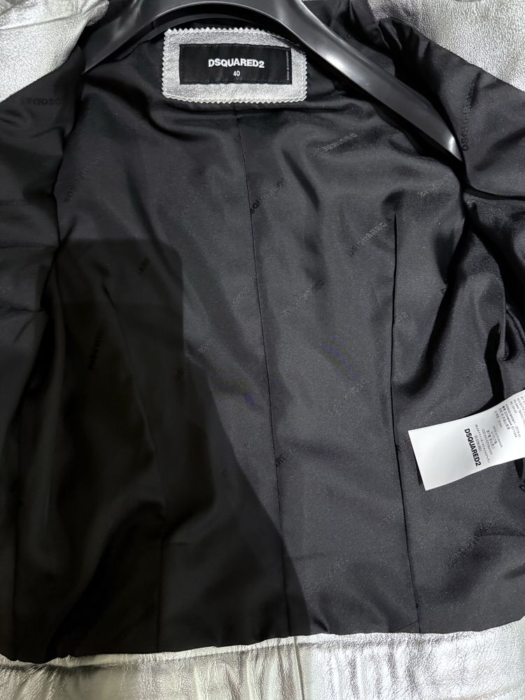 Dsquared2 кожено яке 40/С