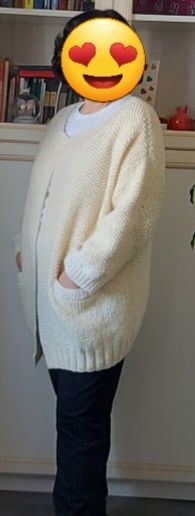 Кардиган связано спицами