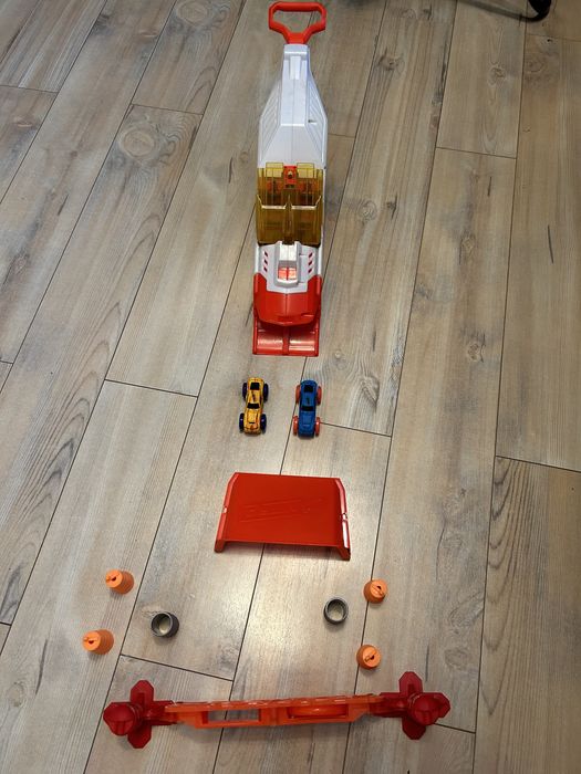 Pusca lansator masinute Nerf Nitro Doubleclutch Inferno