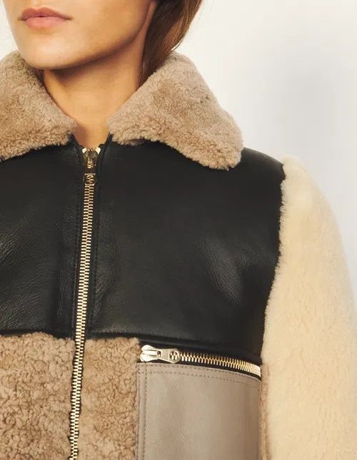 Haina blana naturala Sandro Paris