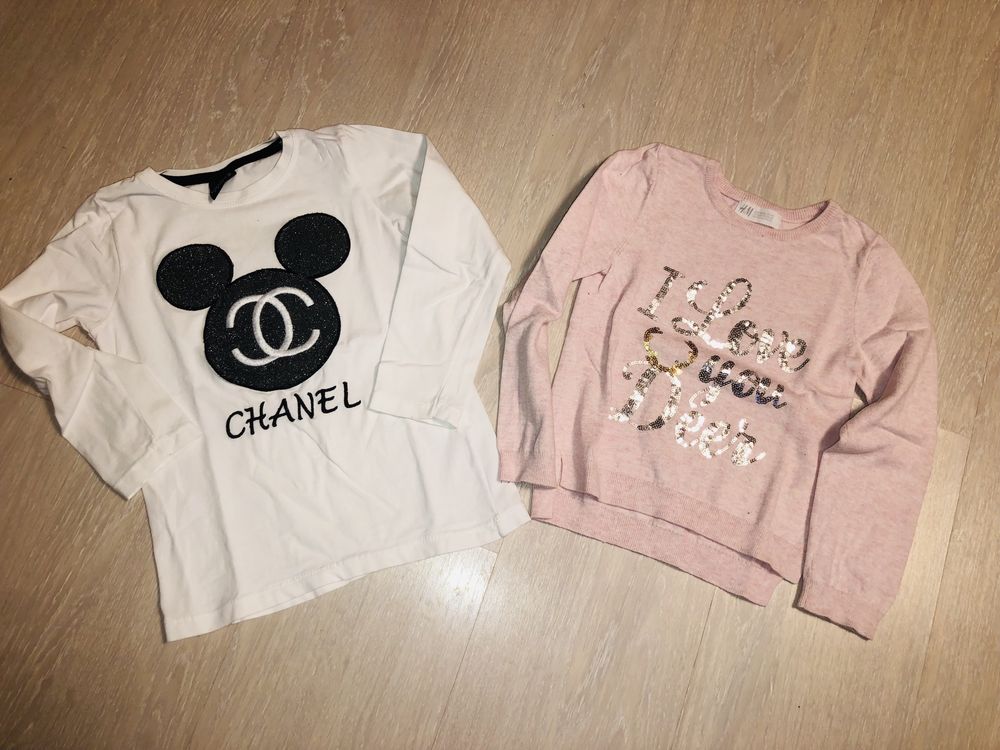 Set bluza Chanel si pulover H&M