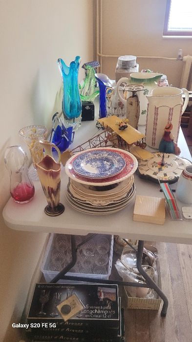 Кристална купа,фруктйера Murano Италия нова от 60 години