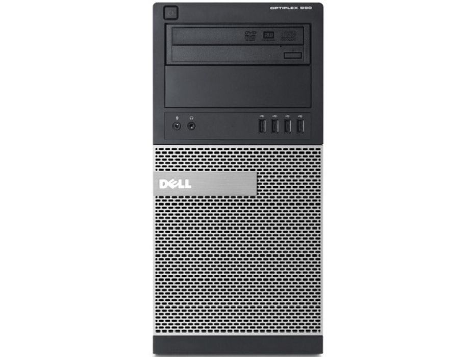 Офис компютър Dell 2 TB, два екрана Samsung и буфер