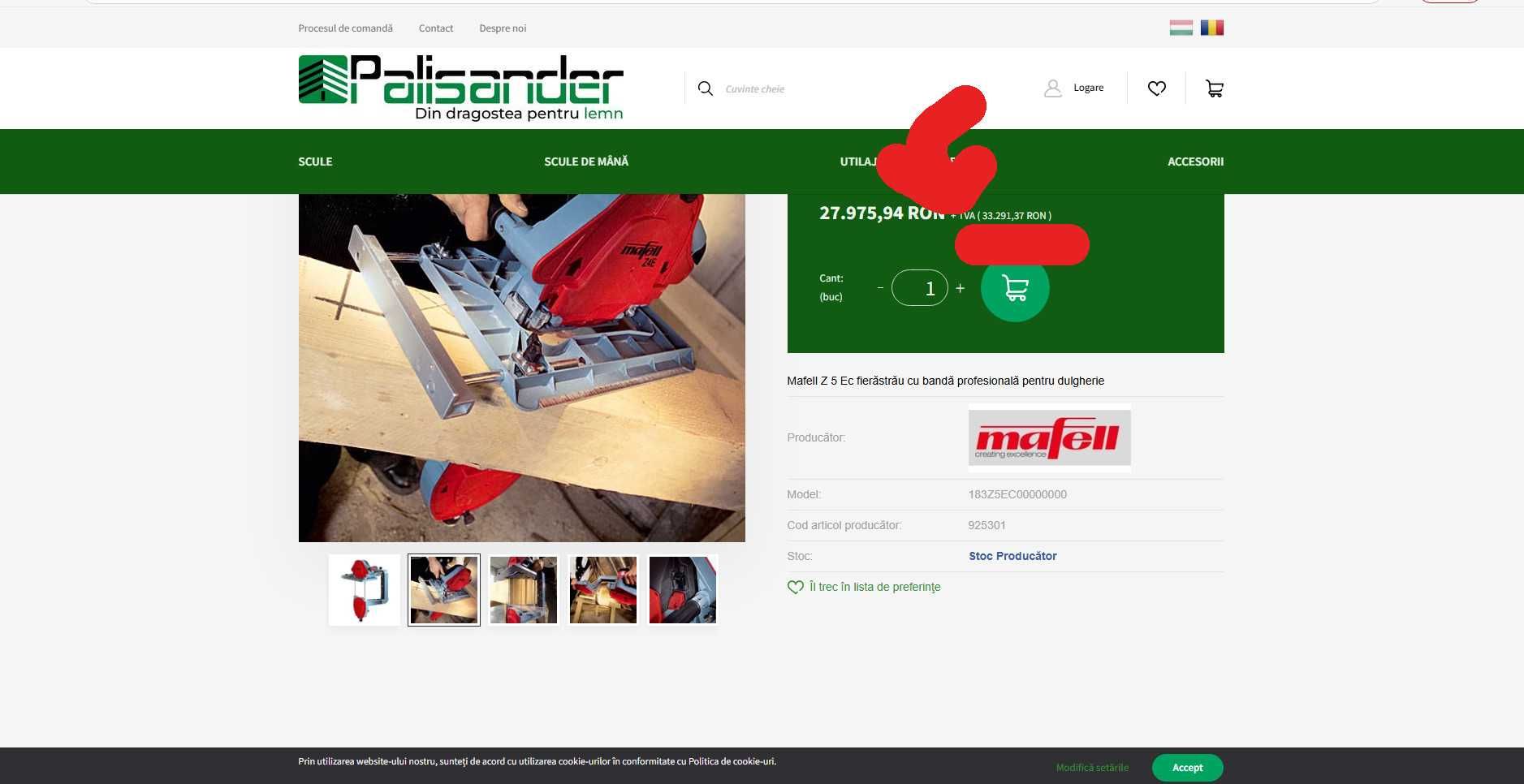 Mafell Z5 Ec cuprex banzic portabil