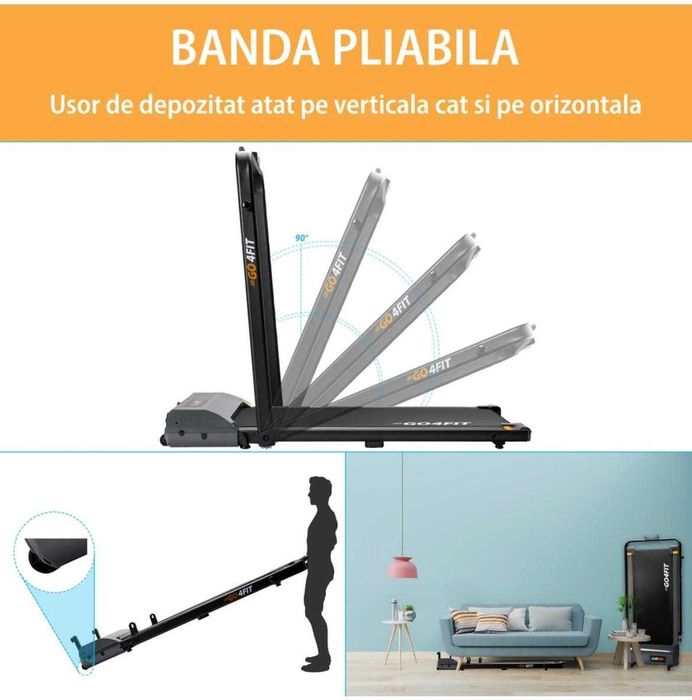 Banda de alergare sau mers GO4Fit