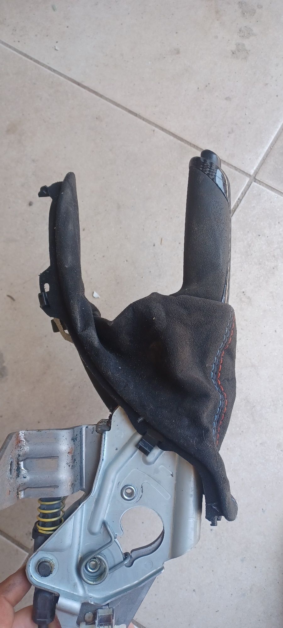 Дръжка за ръчна спирачка BMW М3 М4 F80 F81 F82 карбон/кожа