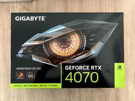 Placa Video Gigabyte GeForce RTX 4070 Windforce OC, 12 GB, Sigilata