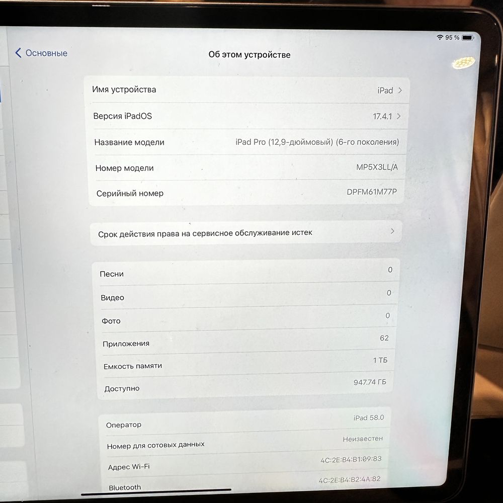 ipad pro8g+1новый