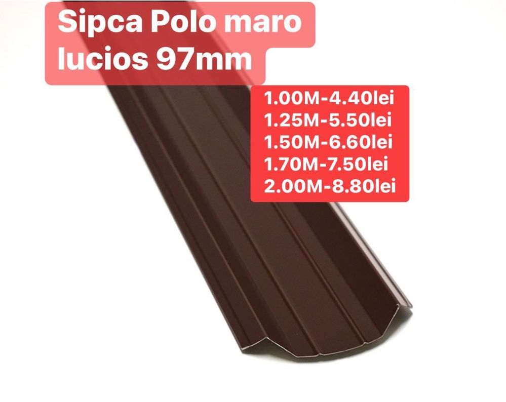 Producator Sipca metalica gard "POLO" faltuita lucios stachet