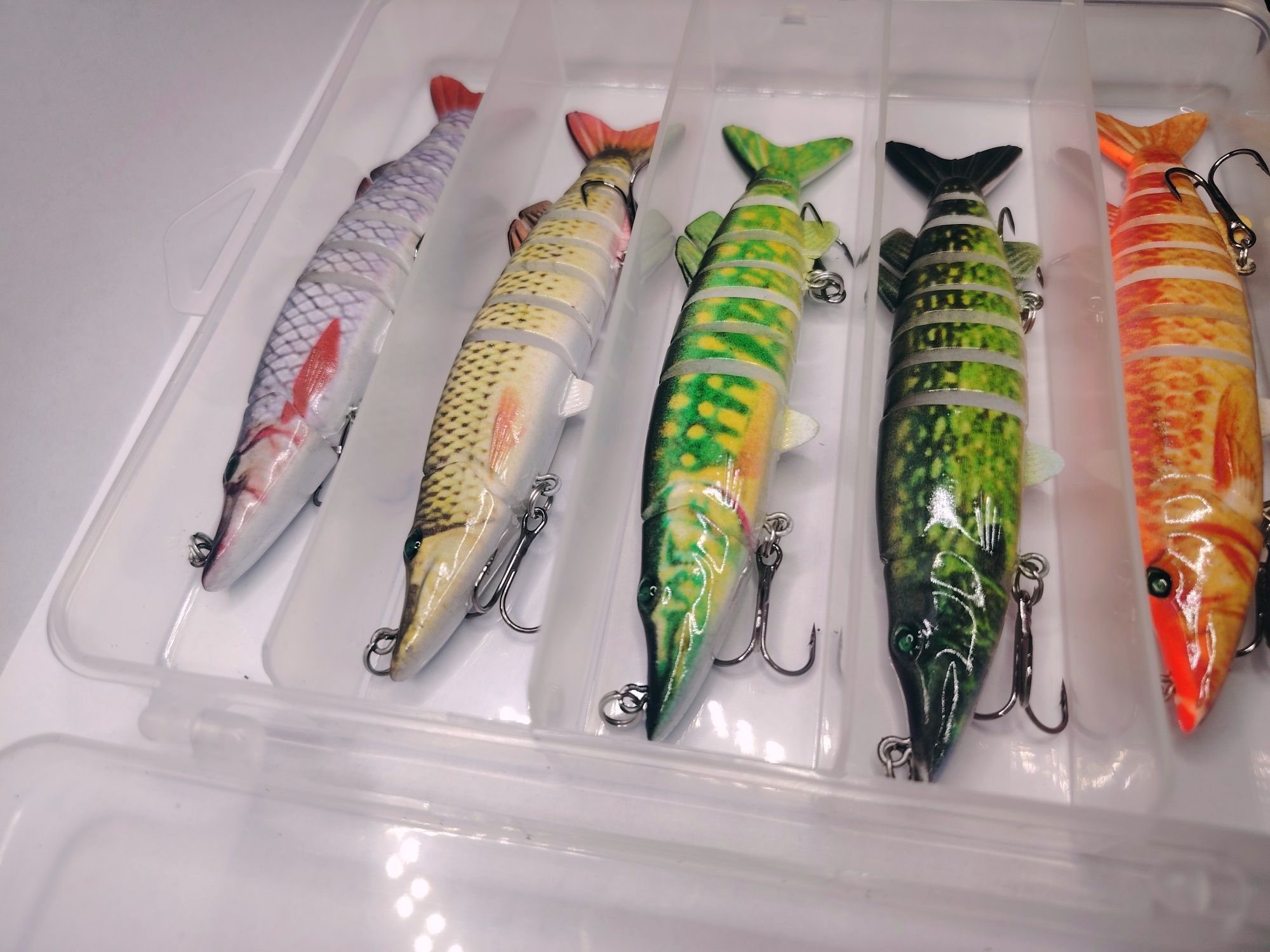 Комплект от 5 примамки за щука, , Fishingbox,