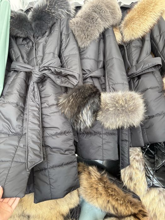 Шушляково яке/якета с естествен пух