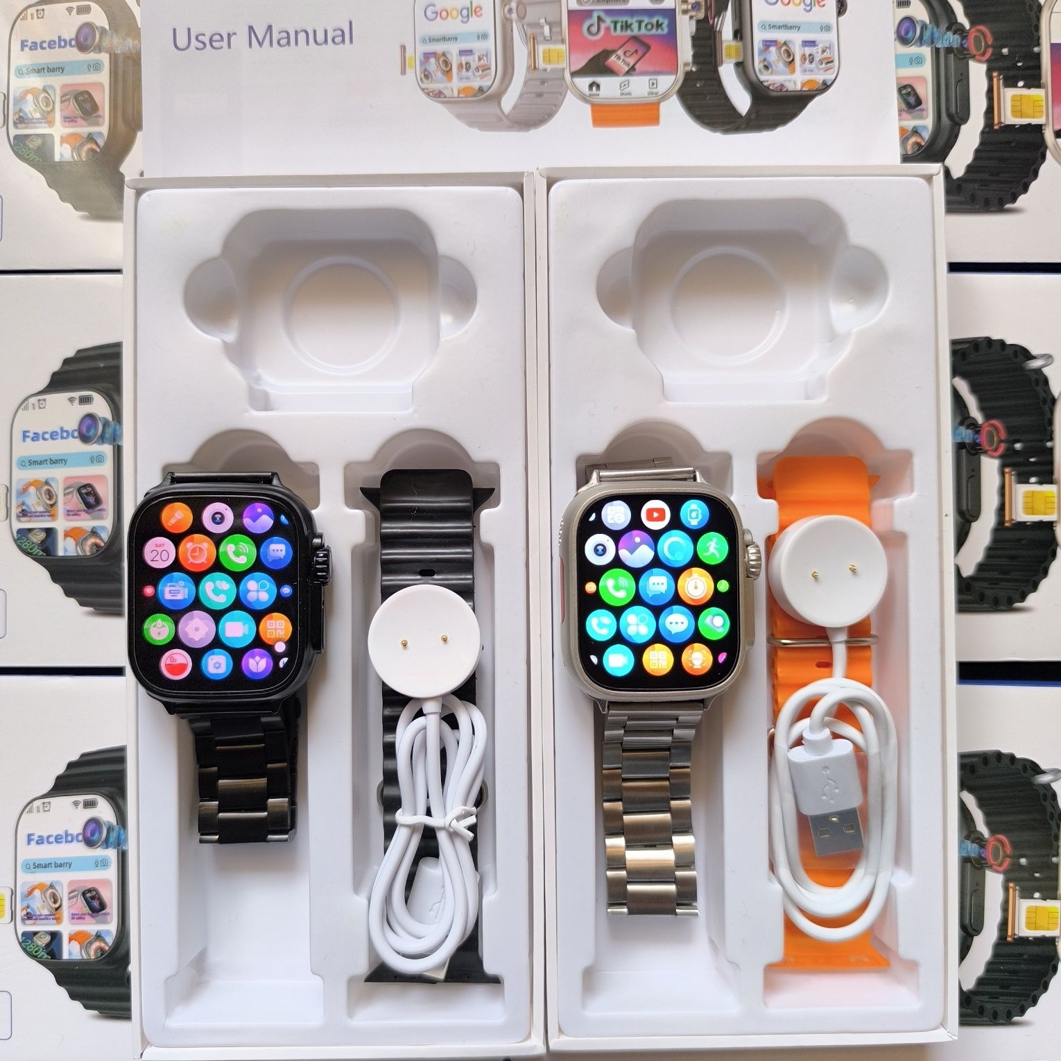 Smart Watch C96, 5G Sim kartali soat, Умный смарт часы с сим-картой