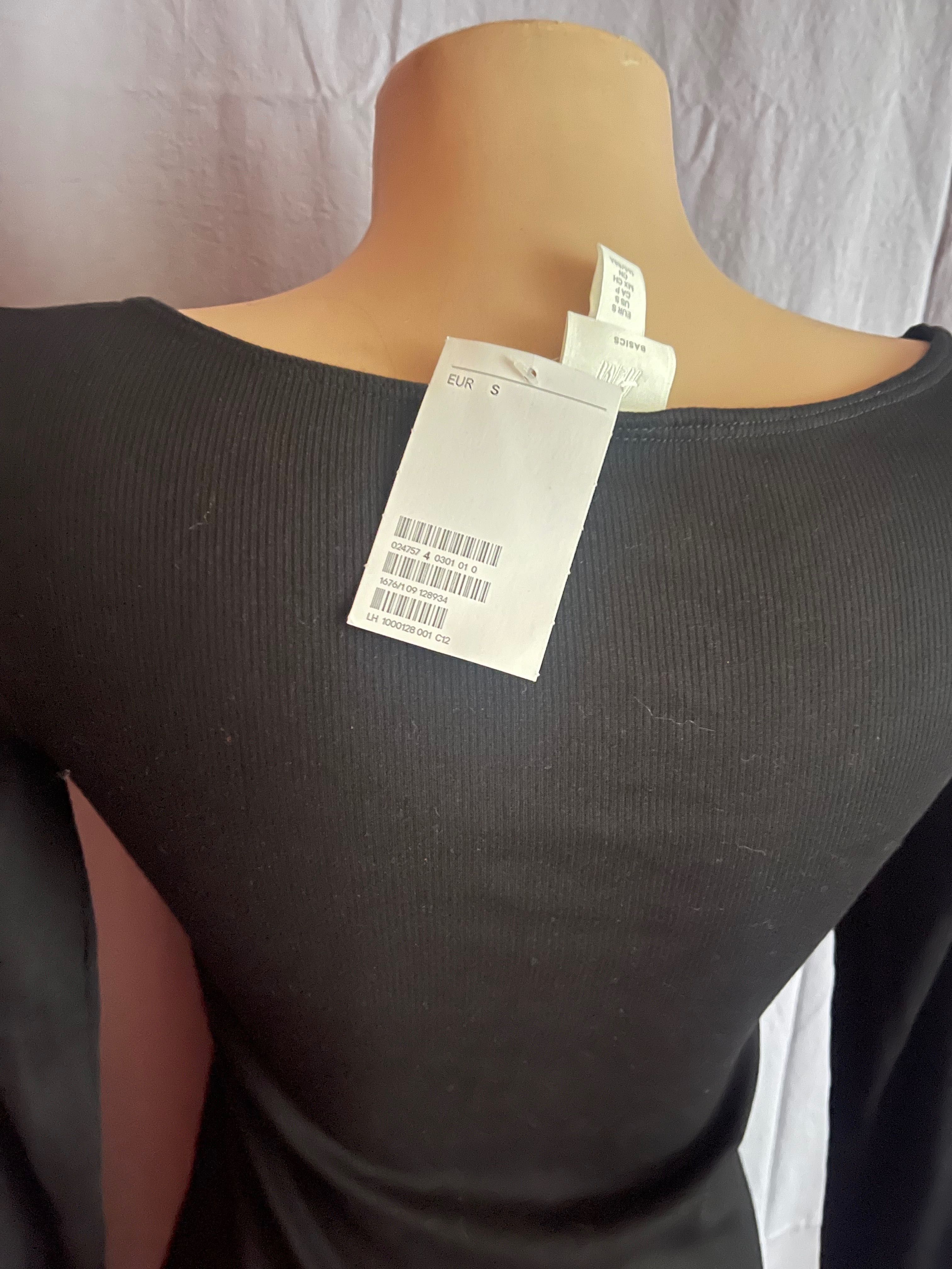 Bluza noua H&M Basic neagră