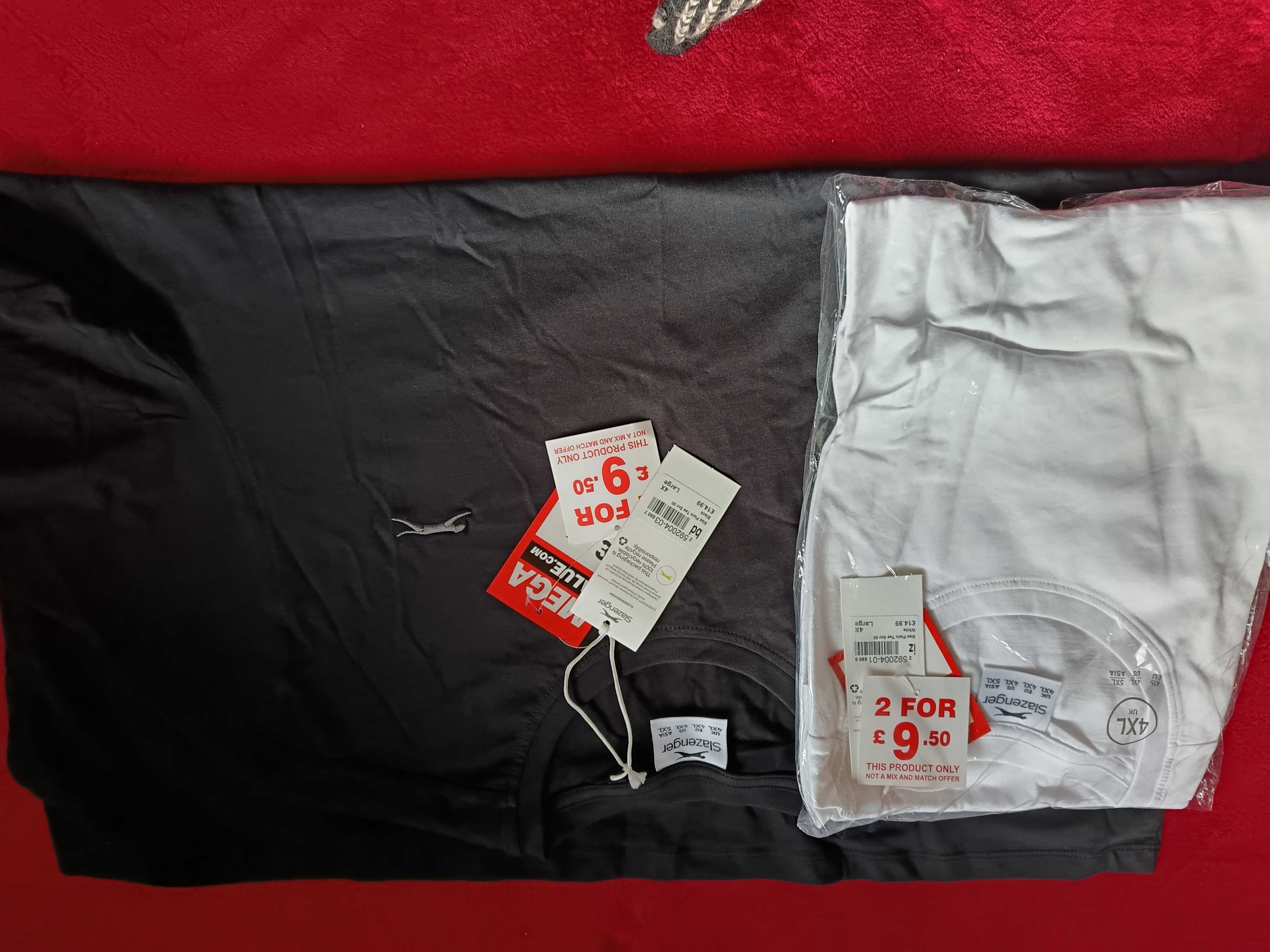 Межки тениски с къс ръкав 4XL