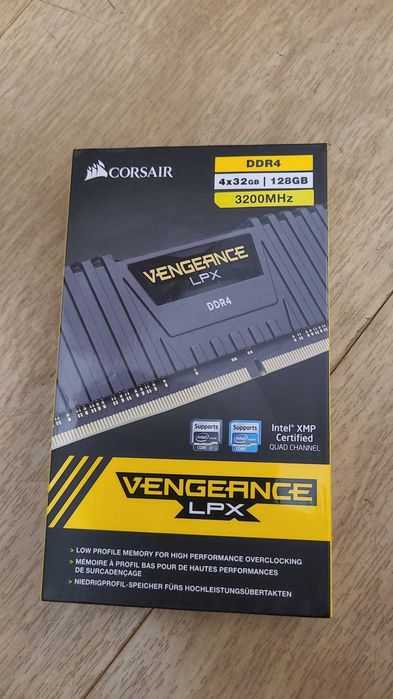 Memorie RAM Corsair Vengeance 128 GB DDR4 3200MHz CL16, Quad  Kit