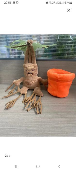 Мягкая игршка Мандрагора, Букля и т.д.