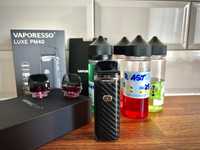 Kit Vape Luxe PM40 Vaporesso carbon + 4 arome