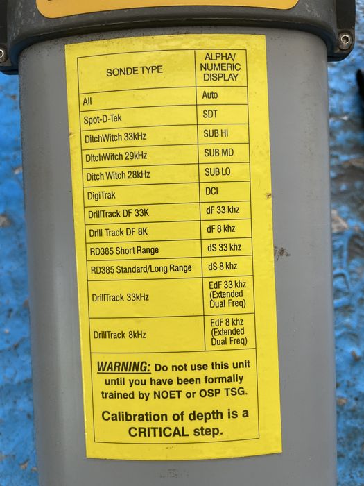 Radiodetection DC3 drillcheck