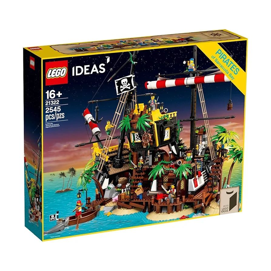 Lego 21322 ideas Pirates of Barracuda Bay пиратски кораб от 2545 части