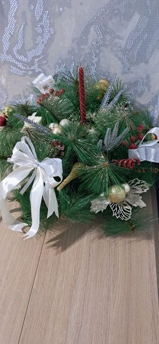 Новогодняя композиция для стола