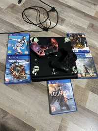 Playstation 4 1 tb 2 manete 5 jocuri fara defecte