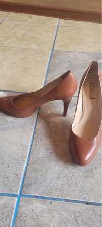 Pantofi piele maro mărimea 38 Tiziano