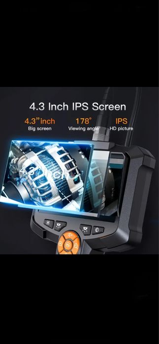 Camera endoscopica HD 5 metri, cablu rigid