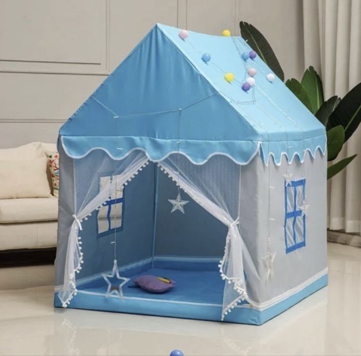 Палатка домик детский Подарок Игровой Розовый Голубой Астана Детям зак