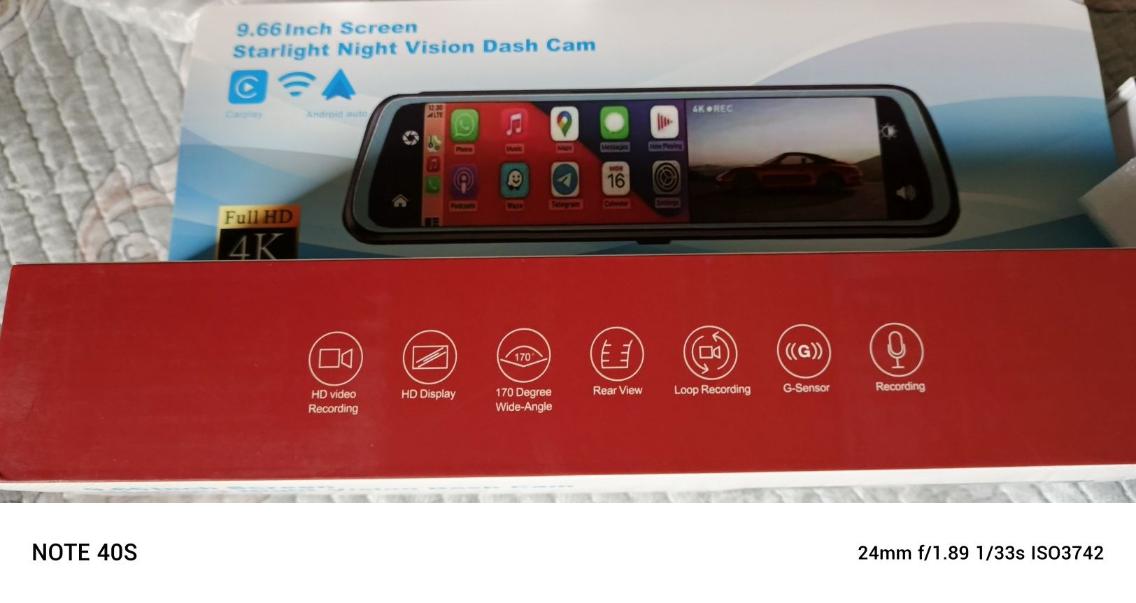 VIDEOREGESTRATOR  Carpley 2xil  12va 9.66dym bradvey yangi 4dona bor