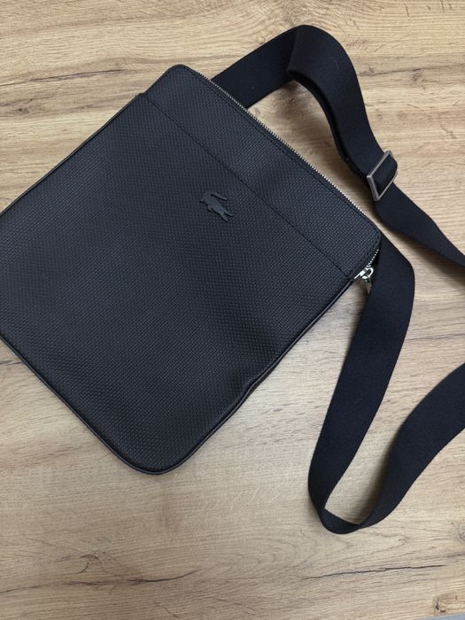 Мъжка чанта Lacoste 100% оригинал - телешка кожа