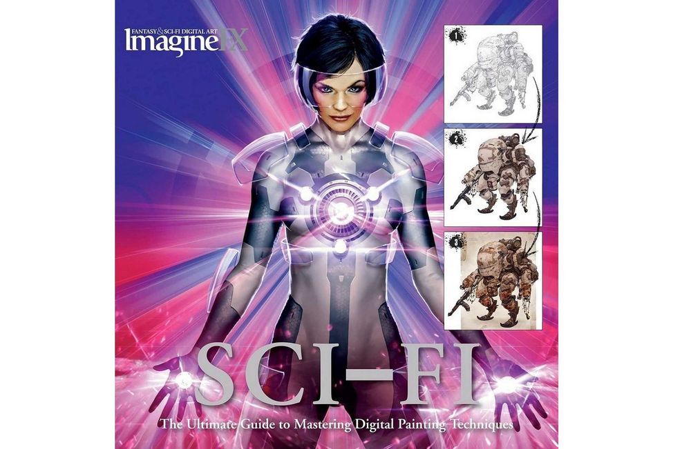 Invatare desen sci fi imaginativ digital carte cu ilustratii