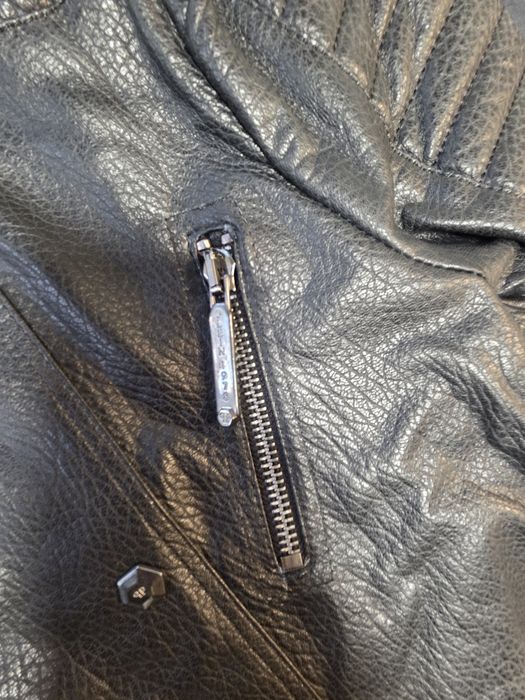 Кожено мъжко яке Philipp Plein