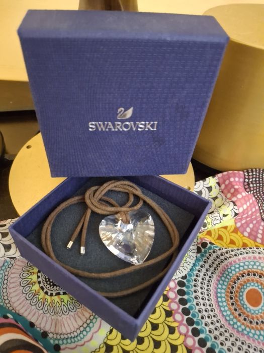 Swarovski оригинално колие сърце