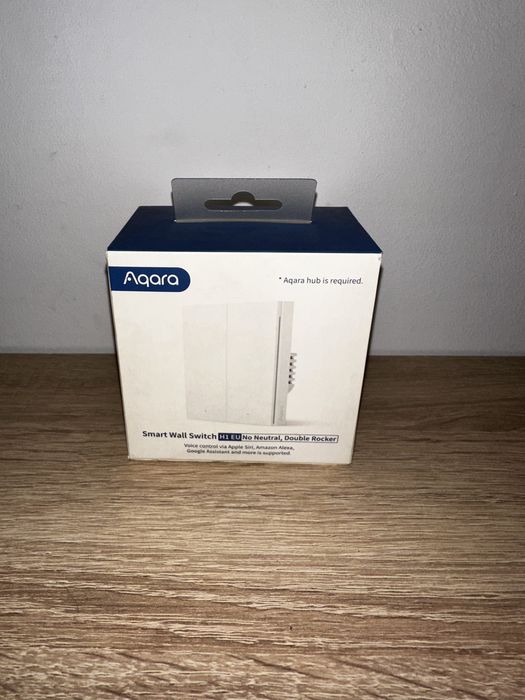 Aqara Smart Wall Switch H1 EU (No Neutral, Double Rocker)
