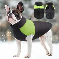 Кучешка дреха яке зимно за куче елек кучешка блуза гащеризон зелен