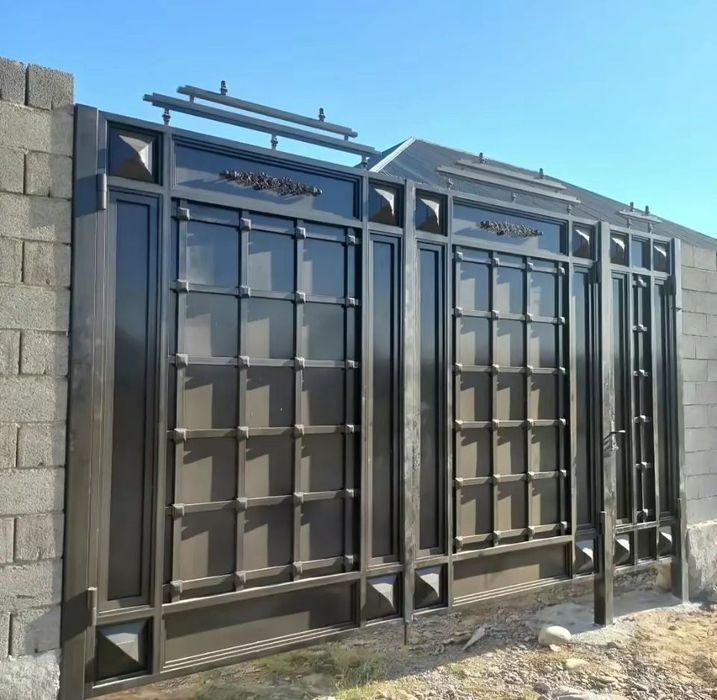 Ворота Астана Қосшы Темір Қақпа ВОРОТА Забор Навес Дарбаза Шымкент