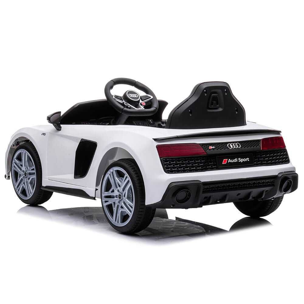 Masinuta electrica copii 1-5 ani Audi R8 Facelift, Roti Moi  #Alb