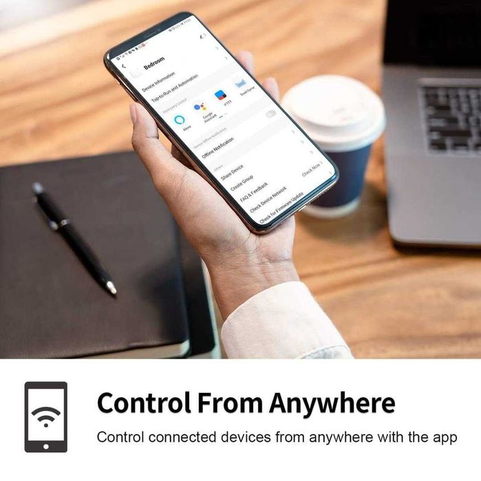 Intrerupător smart Alexa Google WiFi